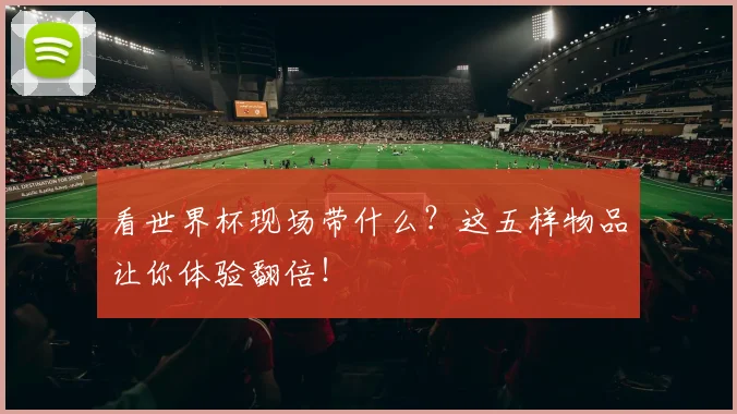 看世界杯现场带什么？这五样物品让你体验翻倍！